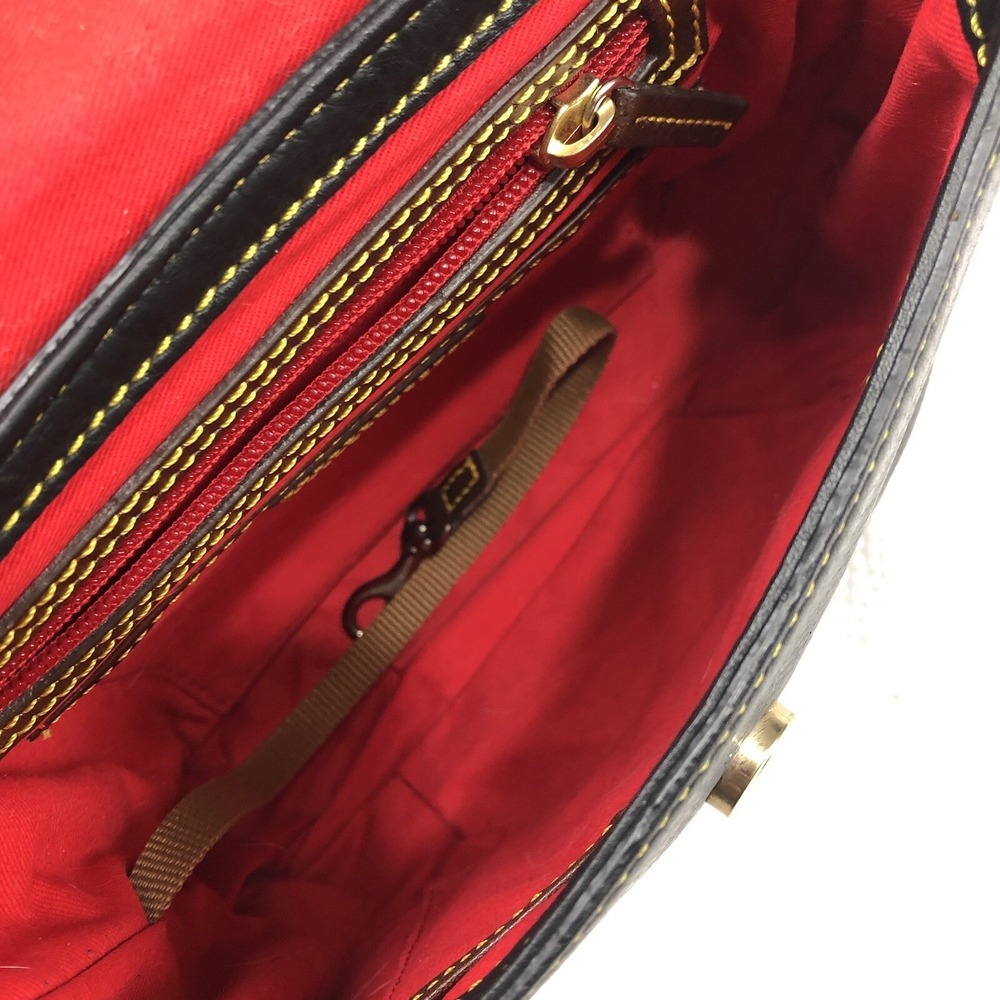 Dooney and Bourke Lock Leather Crossbody Shoulder hand bag Padlock - Picture 8 of 16